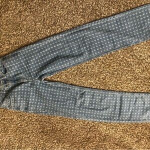 PacSun Blue Patterned Jeans